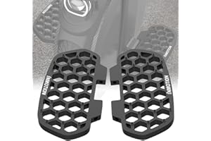 HUAYUWA - Inmotion V11 V12 Kit di Pedali dedicati per Fuoristrada, poggiapiedi con Design Scavato, Accessori di aggiornamento (Nero)