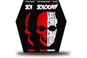 Jolochip Last-Chip-Challenge (lot de 2) | Croustilles tortilla épicées extrêmes | Puce la plus chaude du monde | Collation chaude ultime | 5 g x 2