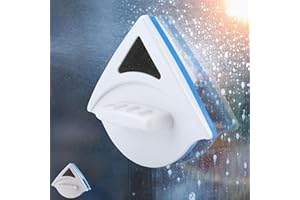 BPTZYLN Magnetic Window Cleaner for Single Glazing, Anti Drop, Scratch Free Magnet Window Cleaners Ergonomic Handle Design Double Sided Window Cleaner Window Cleaning Equipment Magnetic (S-3-8MM)