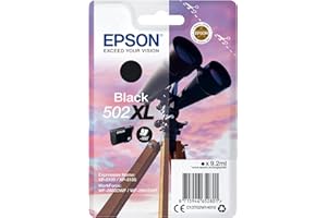 Epson Czarna lornetka 502XL, oryginalny wkład atramentowy o wysokiej wydajności