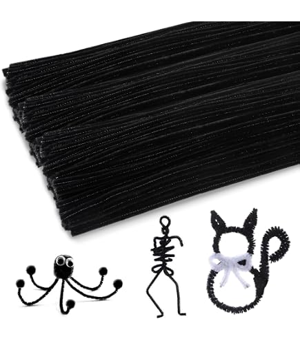 GENHH 1000 Stück Pfeifenputzer Pfeifenreiniger Blumen Bastelset 18 Farben Pipe Cleaner Basteln Chenilledraht mit Aufbewahrungspackung für DIY-Blumensträuße Blumenstrauß Kreativset Handwerk Dekorieren