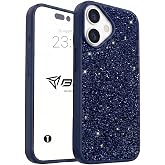 Babilden iPhone 16 İle Uyumlu Kılıf Luxury Sim Taşlı Parlak Glitter Premium Koruma Darbe Ve &Ccedil;izilmelere Karşı Kaymaz Y&uuml;zey Ka