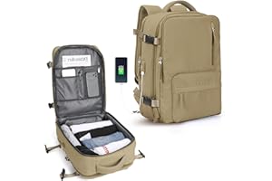 SZLX Borse da Cabina per Easyjet 45x36x20 Zaino da Viaggio Donna Ryanair 40x20x25 Bagaglio a Mano con porta usb zaino da viaggio aereo bagaglio a mano zaino per laptop Casual Daypack