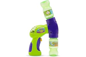 Gazillion Bubble Flip | Pistola de pompas |Juego de Burbujas | Para Niños, Mascotas, Fiestas, Celebraciones, Exteriores | Juguetes y Regalos para Niños de 3