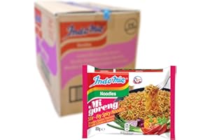 INDOMIE - Nouilles instantanées Mi Goreng Pedas - Multipack (40 X 80 GR)