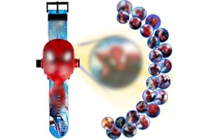 LEWBDF Orologio Bambini, Orologio da Polso con proiettore Digitale, Orologio Giocattolo per Bambini, 24 motivi di proiezione orologio elettronico da polso per bambini e ragazze di regalo