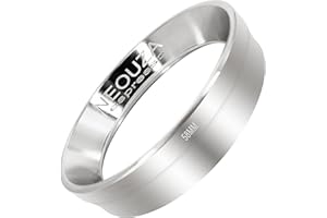 NEOUZA Anneau d'entonnoir doseur en acier inoxydable compatible avec porte-filtre de machine à café pour tassage (58 mm)