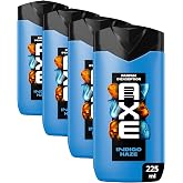 Axe Fine Fragrance Indigo Haze Shower Gel for Irresistibly Soft Skin After Shower with a Spectacular Scent 225 ml (Pack of 4)