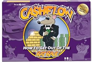 "Rich Dad CASHFLOW Educational Game by Robert Kiyosaki for Family Financial Literacy, Business Building, Investing & Money Management - Playful Learning Opportunities"