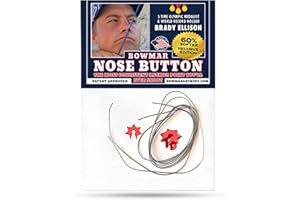 Bowmar Archery Nose Button Recurve Edition, Extremely Light Weight, Creates Consistent Anchor Point, Two Sizes Included
