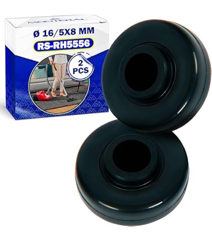 Ruote Assi Anteriori Per Spazzola Rowenta XForce | Ricambio Originale Per Modelli RH98 RH9878 RH99 - Foto 2