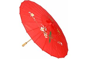 DEGUISE TOI Ombrello cinese rosso
