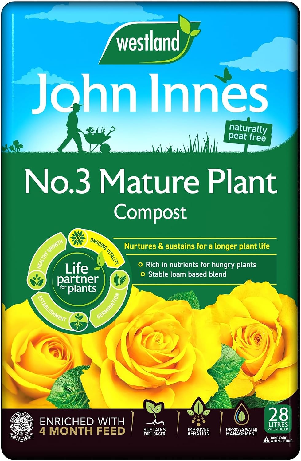 Westland 30L No.3 John Innes Mature Plant Compost