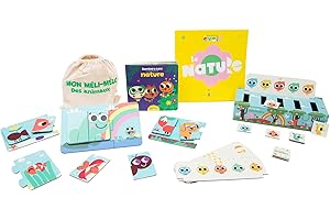 PANDACRAFT Éveil - La Nature - Kit avec 2 Jeux d'Éveil + 1 Livre pour Enfant + 1 Guide Parent - À partir de 30 Mois