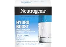 Neutrogena Hydro Boost Gesichtscreme Aqua mit Hyaluron ölfrei und parfümfrei für trockene Haut , 50 ml
