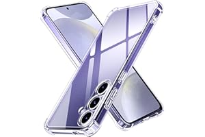 ‎IVOLER ivoler Przezroczyste, silikonowe etui do Samsung Galaxy S24 5G z zabezpieczeniem przed uderzeniami, cienkie, miękkie, przezroczyste etui ochronne, elastyczne etui z termoplastycznego poliuretanu