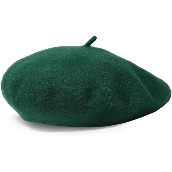 Buy Wool Beret Hat Classic Solid Color French Beret for