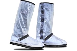 Ctrunit Waterproof Shoe Covers Rain Boots Shoes with Non Slip Sole Rainproof Boots Cover Reusable & Foldable, Men Women Rain Feet Gaiters for Rain Mud Snow