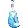 beetot Automatic Cradle for New Born Baby, Automatic thottil, joli, uyyala and jhula with Automatic Spring and Removable Cradle and Mosquito net (Blue)