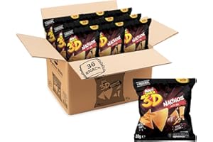 APERI SNACK Aperisnack® - AP03.006.09 - Nachos BBQ Salsa Barbeque Box 36pz Monoporzioni da 30g Patatine e Snack Salati per aperitivo