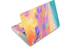 RUYIDAY Stickers Decal for 12-15.6 Inch Laptops - Reusable Protector Cover for Toshiba, HP, Samsung, Dell, Apple, Acer, Lenovo, Sony, Asus Notebooks (Colorful Oil Painting)