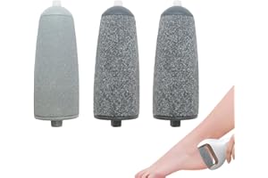 TYVOM Foot File Replacement Rollers for JML 3 Pcs Products for JML NuYou Pedi Roller Replacement Heads for Flawless Pedi Replacement Foot Grinder Roller Heads for Feet Callus Removers (Normal)