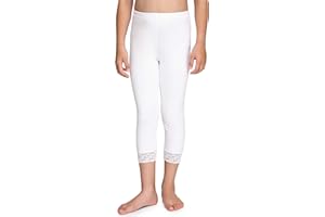 Merry Style Leggings 3/4 con Pizzo Bambina e Ragazza MS10-228