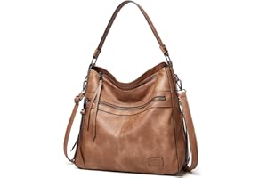 Sacmill Damen Handtasche PU Leder Umhängetasche Shopper Top-Griff Tragetaschen Elegant Schultertasche für frauen Khaki