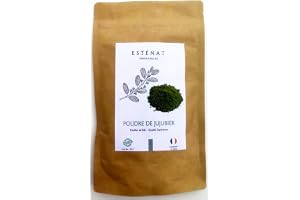Jujubier Food Powder 100 G - 100 % naturligt slipat sidrblad - naturligt schampo och hårvård - volym och anti-mjäll - ansiktsmask delikat hud - Estenat