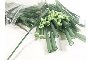 CNG FLORIST SUNDRIES 100 Flower Tube Water Container with Spicke 30cm (3609)