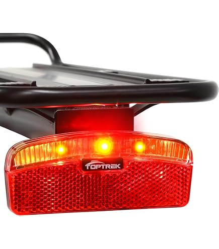 Feu Arrière De Vélo Led Multi-Modes Lumineux Et Rechargeable Pour Vélo