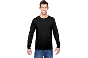 Fruit Of The Loom hommes T-Shirt à manches longues avec Encolure ronde