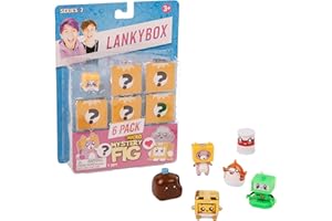 LankyBox 22206 Mystery Micro 6 Pack, Serie 2, Sammel-Minifiguren, ultraseltene Editionen, offiziell lizenzierte Merch-Styles können variieren