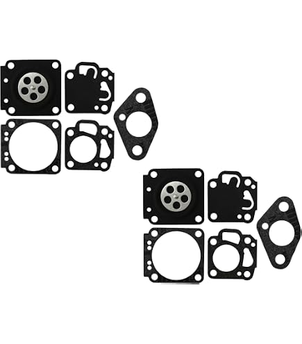 Lot De 2 Kits Joint De Carburateur + Poire D'amorçage Pour Débroussailleuse 26-52cc (remplace 43-KB-WYC, KCH-1)