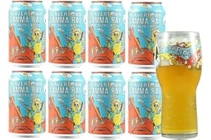 Beavertown Gamma Ray Pale Ale - 8x330ml Craft Beer + Beavertown Glas