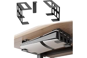 SciuU Poziomy uchwyt pod stół/pionowy uchwyt ścienny kompatybilny z PS5 Pro Digital, PS5 Slim Digital, Xbox Series S, Xbox One