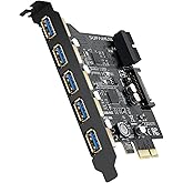SupaHub, scheda PCI-E a USB 3.0, 5 porte USB 3.0, USB 3.1 Gen1, PCI Express, larghezza di banda fino a 5 Gbps, espansione del