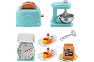 DIELOVEHUA Accessori per Casa Delle Bambole, Accessori Casa delle Bambole in Miniatura, Set da Cucina in Miniatura, Cucina per la Casa delle Bambole