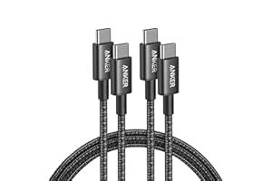 Kabel Anker USB C do USB C, kabel USB C 100 W [2 sztuki 1,8 m], kabel USB C do ładowania iPhone'a z serii 16/15, MacBooka Pro/Air, iPada Pro/Air, Galaxy S24/S23, Note 20, Pixel, Switch, LG