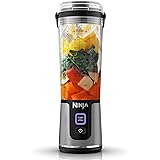 Ninja Blast Frullatore Portatile, 530 ml, con Coperchio e Beccuccio, Mini Frullatore Senza Fili, Ricaricabile, per Frullati, 
