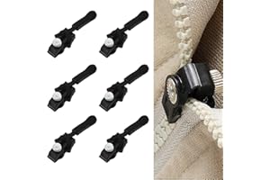 DILUSILK 9 PCS Zip Repair Kit 3 Sizes Replacement Zipper Puller Instant Fixer Replacement Zip Slider for Backpacks Coats Jacket Luggage Sewing and Supplies