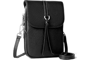 befen Genuine Leather Crossbody Bags for Women RFID Phone Bag Shoulder Bags Women Small Ladies Handbags with Multiple Pockets
