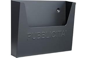 ARREGUI Domus PP.01 Cassetta Portapubblicità, Grigio Antracite