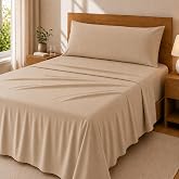 Degrees Home Premium Bedding Set 150 x 190 cm, 3 Pieces: Fitted Sheet, Top Sheet and Pillowcase 150 x 45 cm &ndash; Brushed Microfi