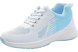 NOAGENJT Sneakers Donna Scarpe Casual in Rete da Donna Scarpe da Ginnastica con Zeppa Traspiranti Scarpe da Ginnastica per Il Tempo Libero Scarpe da Ginnastica da Donna Scarpette da