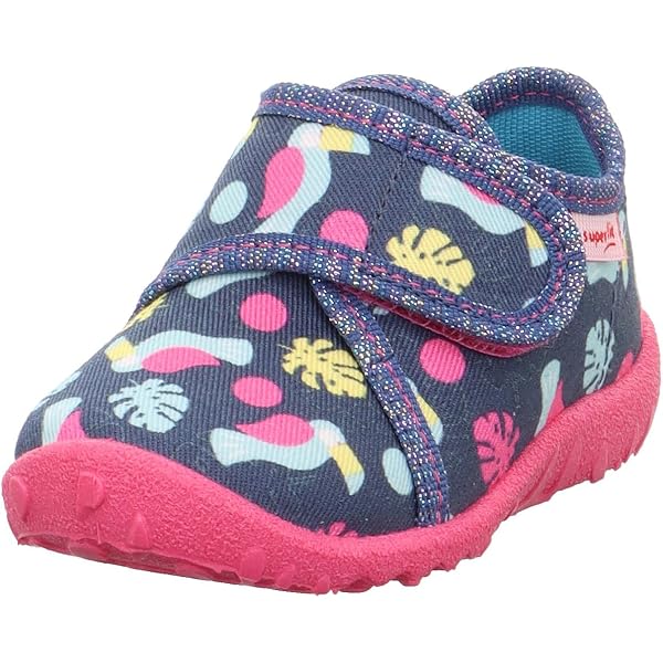 Chausson Pour Garçon Superfit Happy Octi - Semelle Flexible, Motif Pieuvre - En Feutre De Laine Doux (70% Laine)