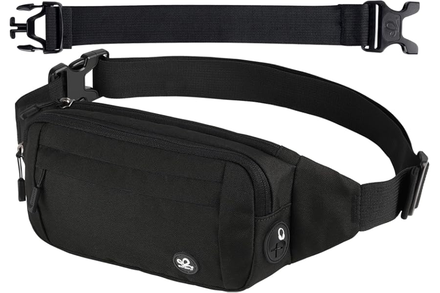 Waterfly Bumbags Waist Fanny Pack Ladies Fashion Bum Bag with Adjustable Belt for Sport Running Hiking Jogging Girls Women Men