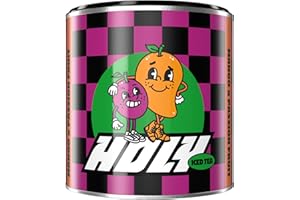HOLY ENERGY HOLY Iced Tea Mango x Passionfruit | 50 portions - avec antioxydants | Iced Tea sans sucre | Vegan avec arômes de fruits 100% naturels