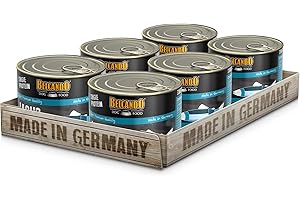 BELCANDO Single Protein Boîte [6x200g Saumon] | Nourriture Humide monoprotéique pour Chiens | Nourriture Humide monoprotéique