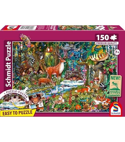 Puzzle Schmidt Danza Delle Fate 150 Pezzi – Per Bambini Da 7 Anni, Pezzi Extraspessi E Bordi Lisci, Idea Regalo